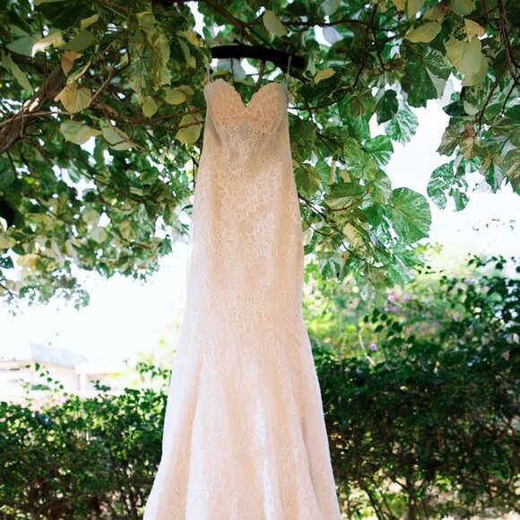 Romantic Lace Wedding Dress - Picture 4 of 5